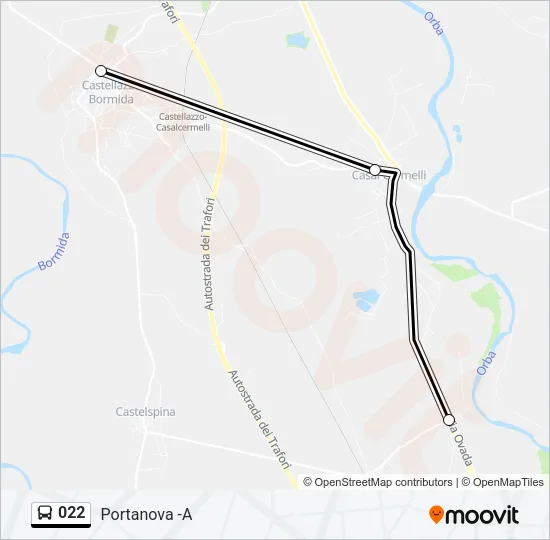 022 Bus Line Map