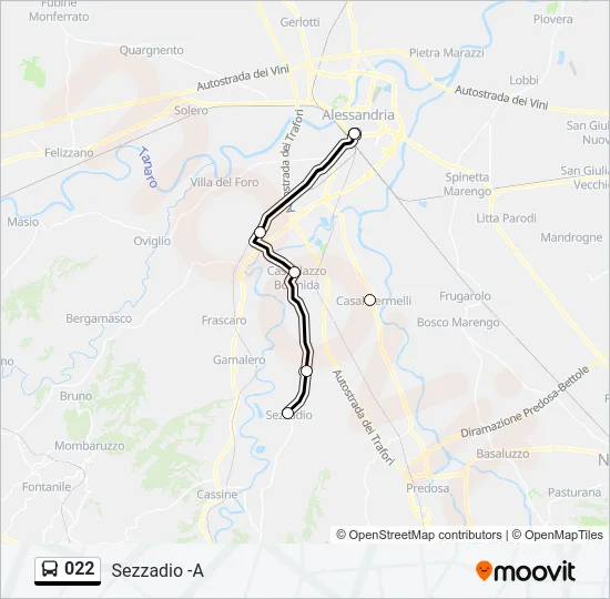 022 Bus Line Map
