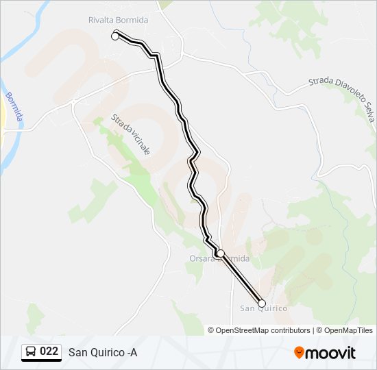 022 bus Line Map