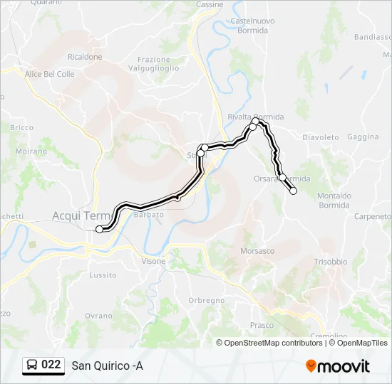 022 Bus Line Map