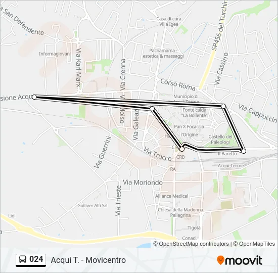 024 Bus Line Map