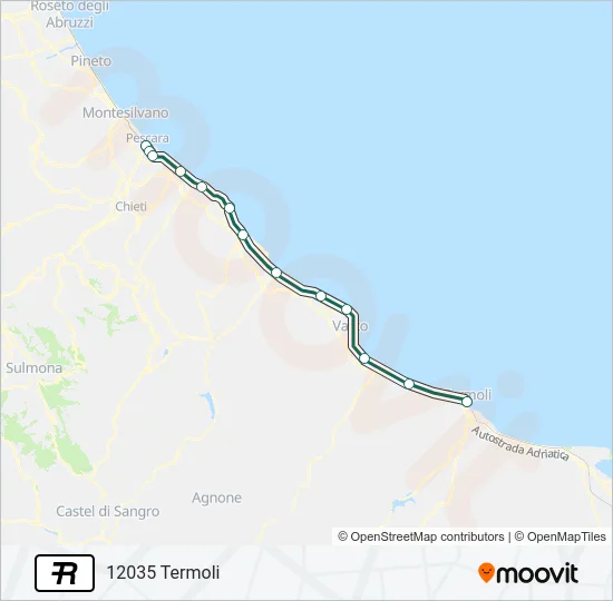 R Train Line Map