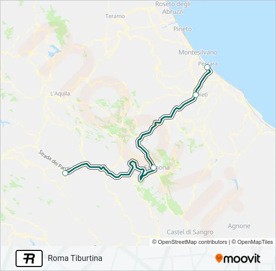 R Train Line Map