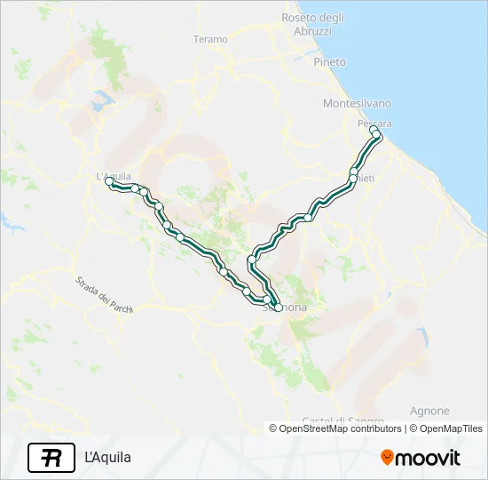 R Train Line Map
