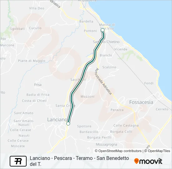 R Train Line Map