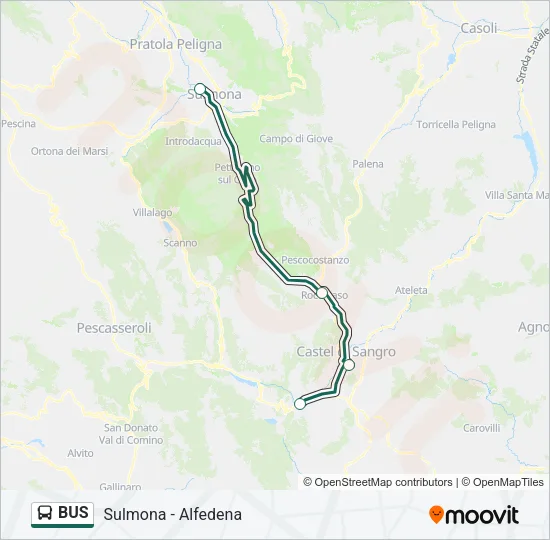 BUS Line Map