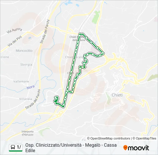 1/ Bus Line Map