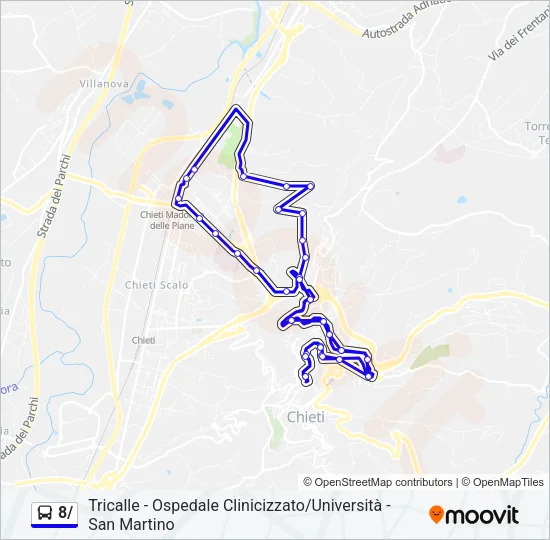 8/ Bus Line Map