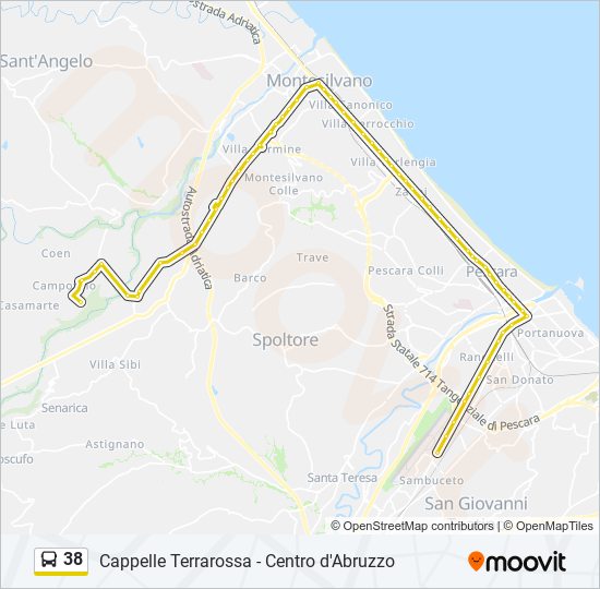 38 Route Schedules Stops Maps Aeroporto Santa Lucia Updated 