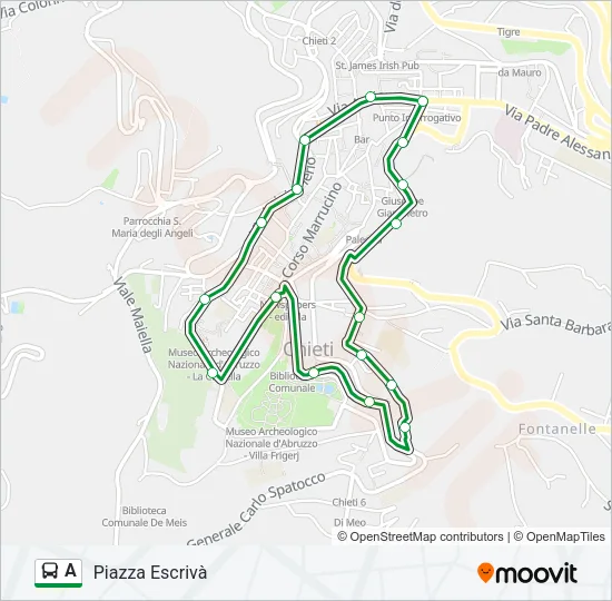 A Bus Line Map