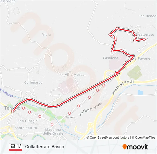 1/ Bus Line Map