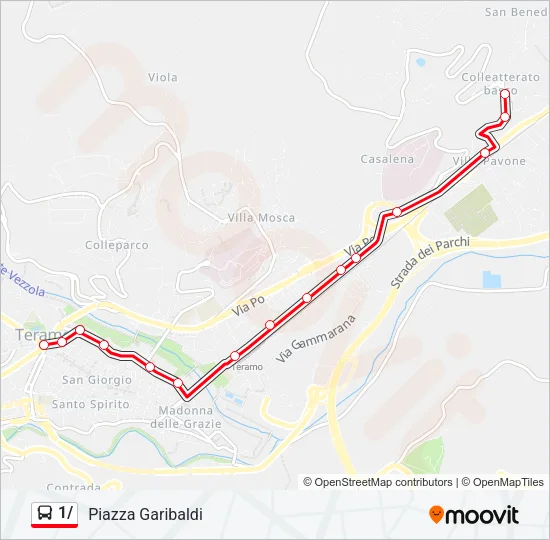 1/ Bus Line Map