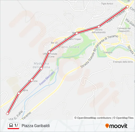 1/ Bus Line Map