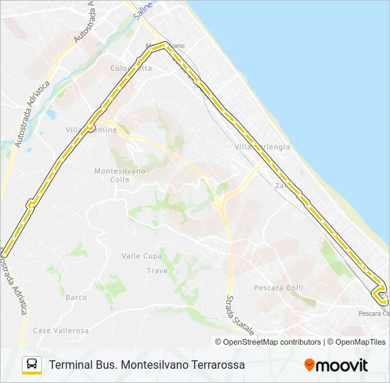 3/ TERRAROSSA Bus Line Map