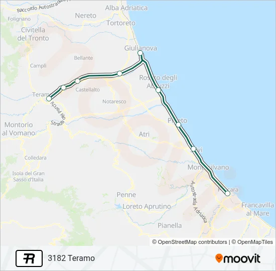 R Train Line Map