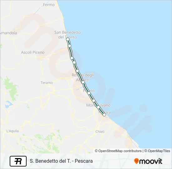 R Train Line Map