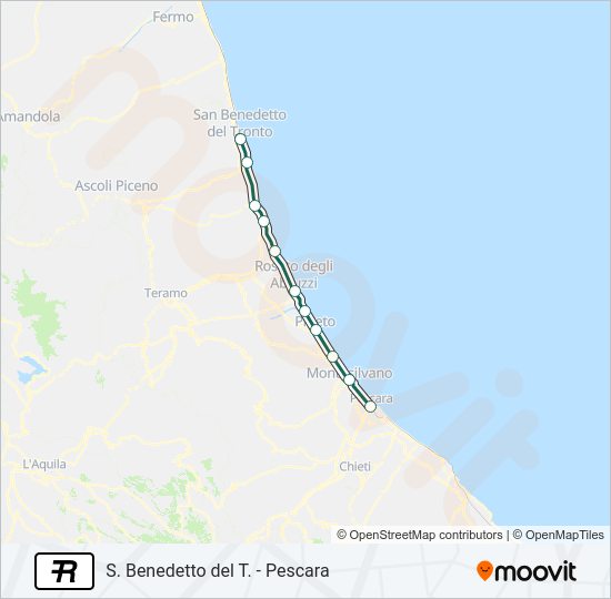 R Train Line Map