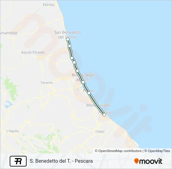 R Train Line Map