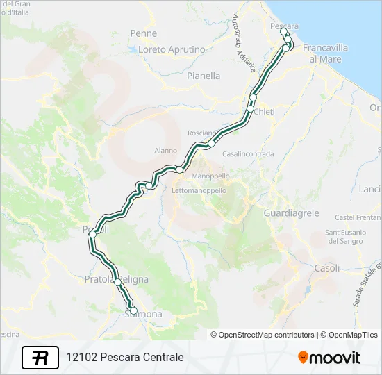 R Train Line Map