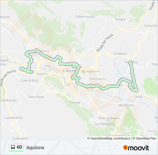 6D bus Line Map