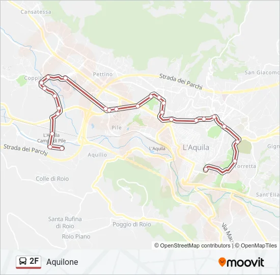 2F Bus Line Map