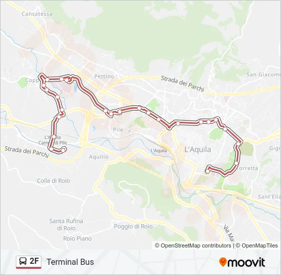2F Bus Line Map