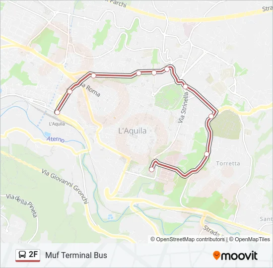 2F Bus Line Map