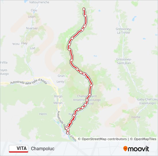 VITA bus Line Map