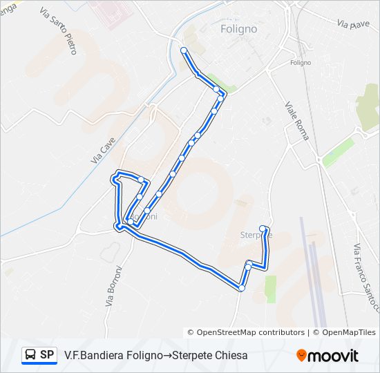 SP bus Line Map