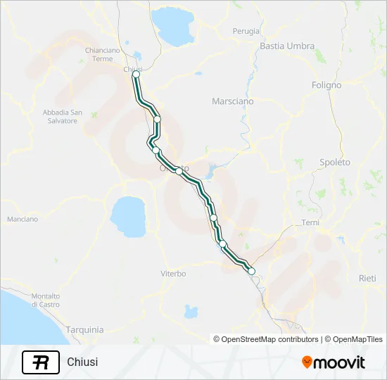 R Train Line Map