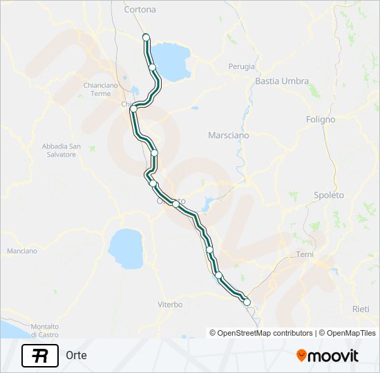 R Train Line Map