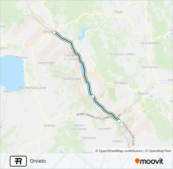 R Train Line Map