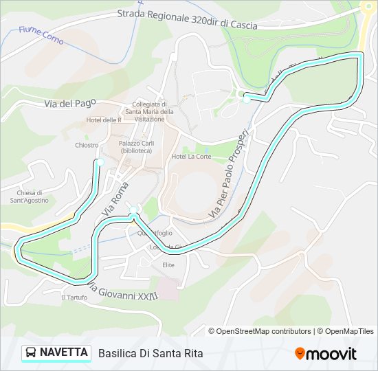 NAVETTA bus Line Map