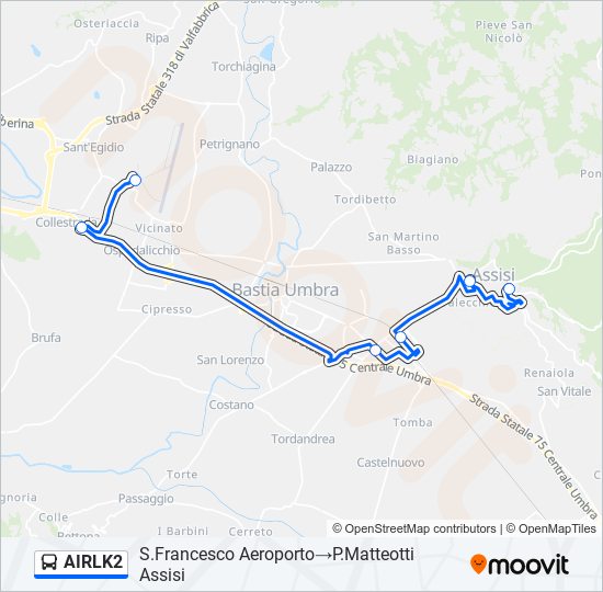 AIRLK2 bus Line Map