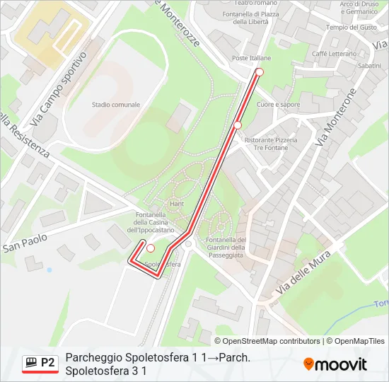 P2 Funicular Line Map