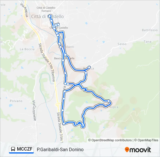 MCCZF Bus Line Map