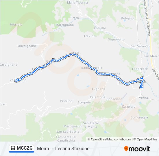 MCCZG bus Line Map