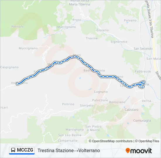 MCCZG Bus Line Map