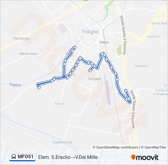MFO51 bus Line Map