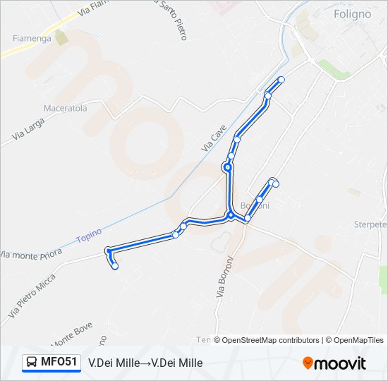 MFO51 bus Line Map