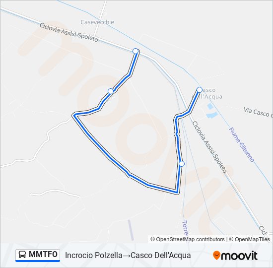 MMTFO bus Line Map