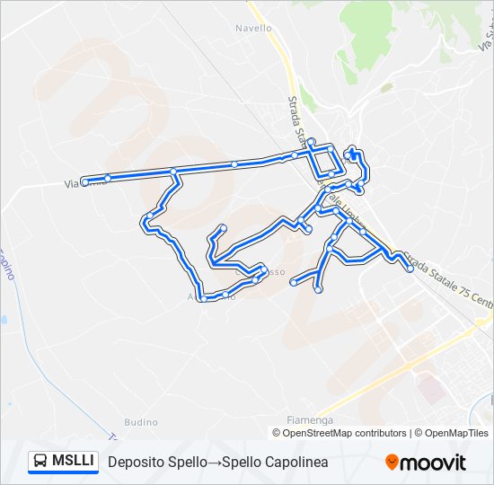 MSLLI bus Line Map
