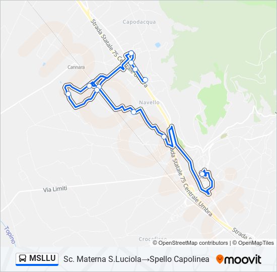 MSLLU bus Line Map