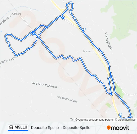 MSLLU Bus Line Map