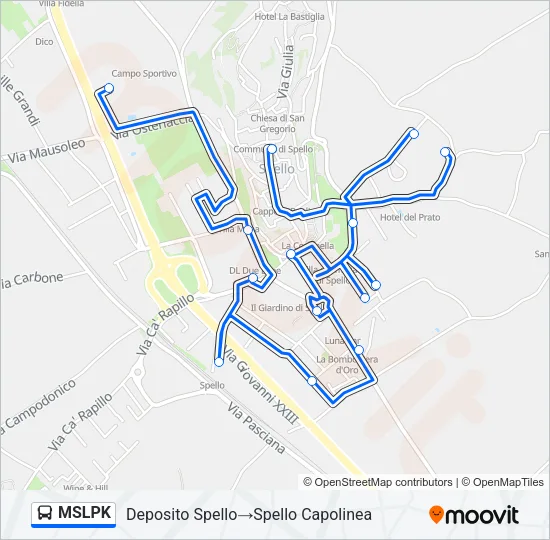 MSLPK Bus Line Map