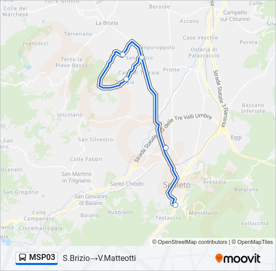 MSP03 bus Line Map