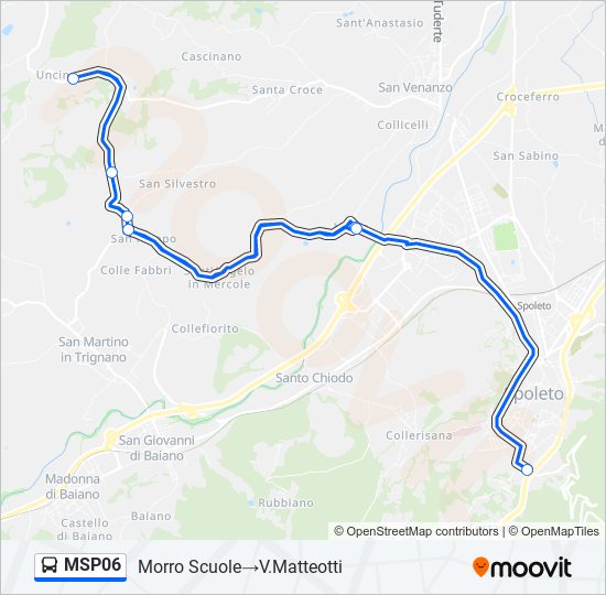 MSP06 bus Line Map