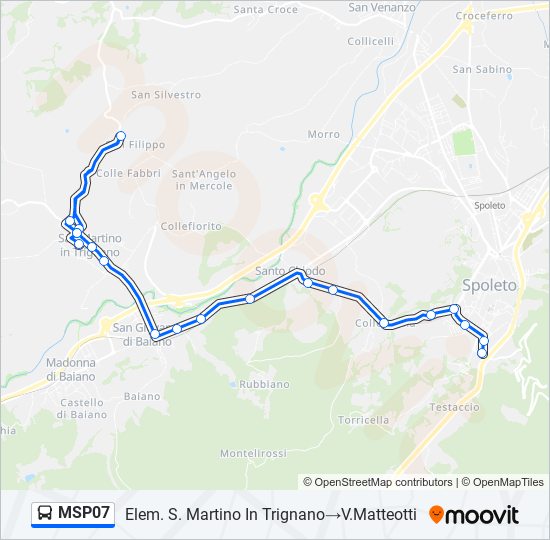 MSP07 bus Line Map