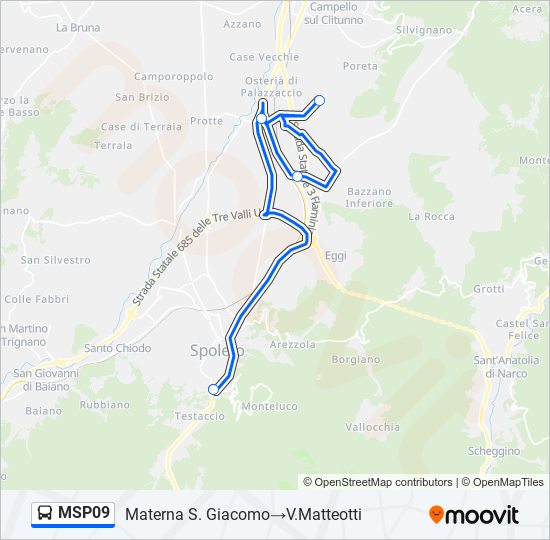 MSP09 bus Line Map