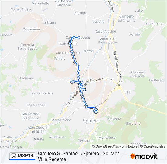 MSP14 bus Line Map